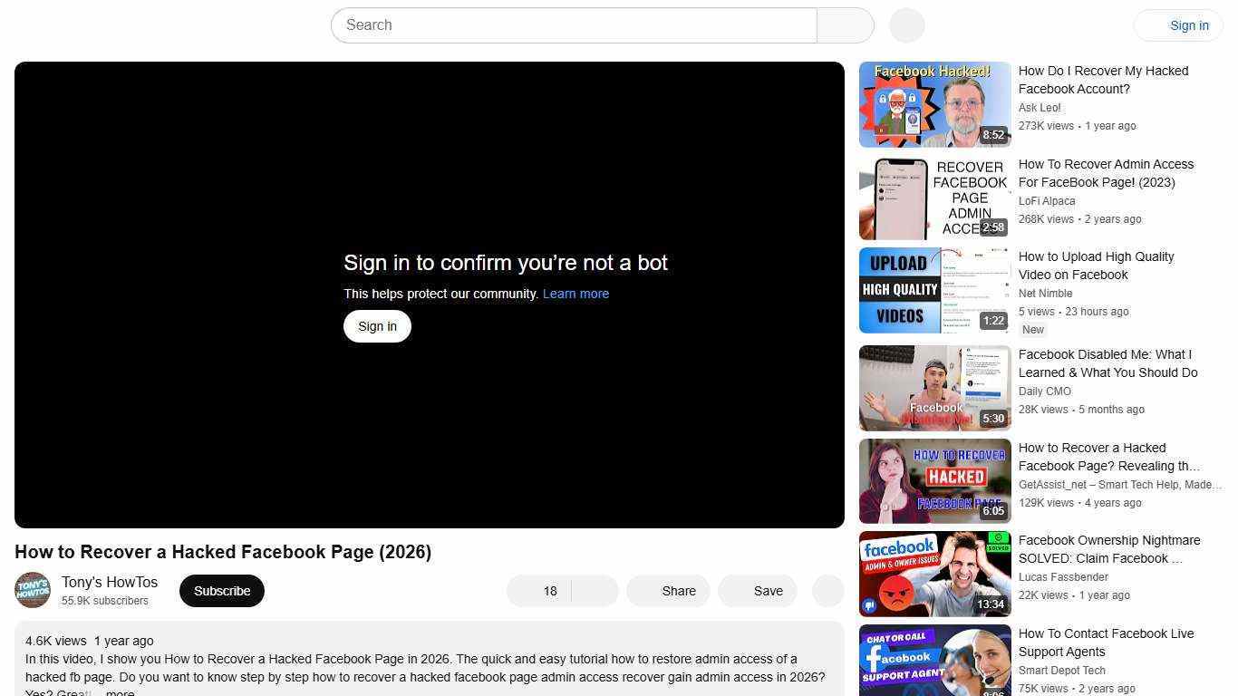 How to Recover a Hacked Facebook Page (2026) - YouTube