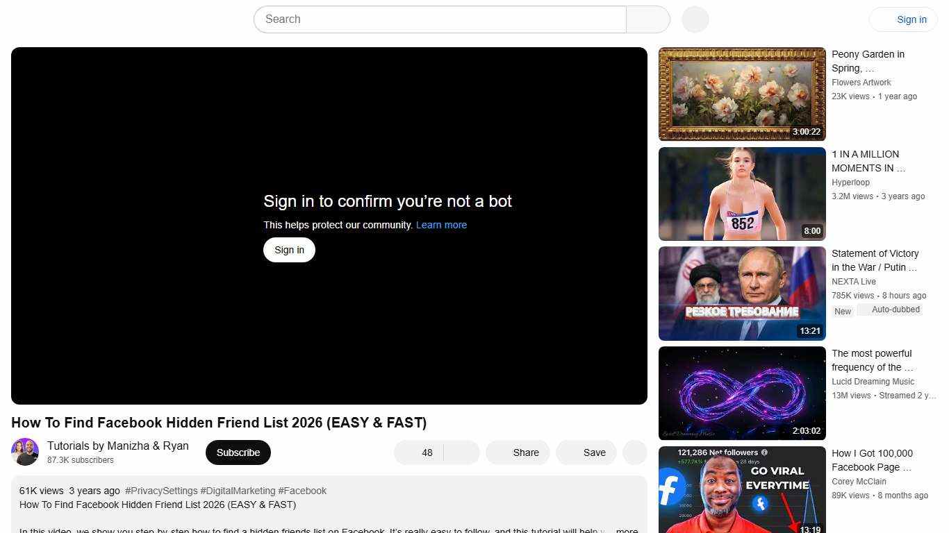 How To Find Facebook Hidden Friend List 2026 (EASY & FAST) - YouTube